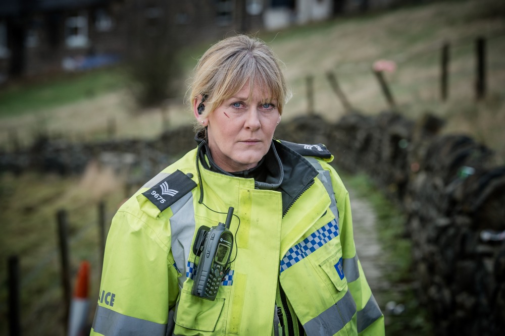 WARNING: Embargoed for publication until 00:00:01 on 02/02/2016 - Programme Name: Happy Valley series 2 - TX: n/a - Episode: n/a (No. n/a) - Picture Shows: **EMBARGOED FOR PUBLICATION UNTIL 00:01 HRS ON TUESDAY 2ND FEBRUARY 2016** Catherine (SARAH LANCASHIRE) - (C) Red Productions - Photographer: Ben Blackall