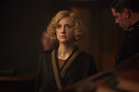 WARNING: Embargoed for publication until 00:00:01 on 03/12/2016 - Programme Name: The Witness for the Prosecution - TX: n/a - Episode: Witness For The Prosecution (No. n/a) - Picture Shows: This image is under strict embargo 3rd December 2016 00.01 Romaine Heilger (ANDREA RISEBOROUGH) - (C) BBC - Photographer: Milk